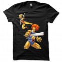 Shirt Cosmocats Thundercats noir pour homme et femme