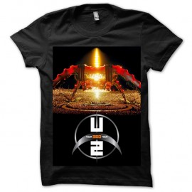 Shirt U2.360.Concert noir pour homme et femme