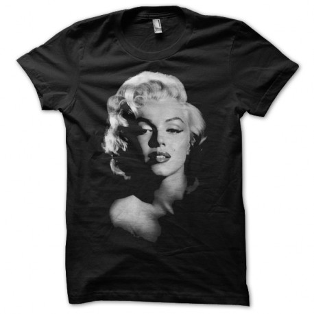 Shirt Marilyn Monroe noir pour homme et femme
