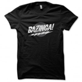 Shirt Bazinga classique noir pour homme et femme