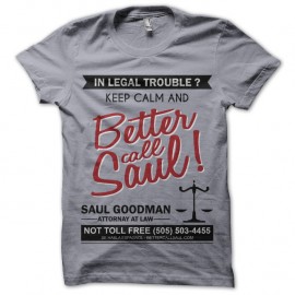 Shirt Breaking Bad - Saul Goodman gris pour homme et femme