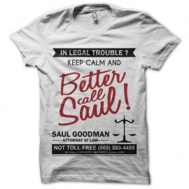 Shirt Breaking Bad - Saul Goodman blanc pour homme et femme