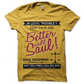 Shirt Breaking Bad - Saul Goodman jaune pour homme et femme
