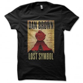 Shirt Dan Brown The lost symbol noir pour homme et femme
