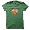 Shirt le Grand Sceau des Etats Unis vert pour homme et femme