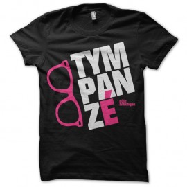 Shirt Tympanze noir pour homme et femme