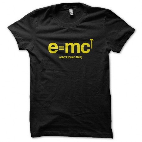 Shirt e mc hammer noir pour homme et femme