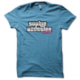 Shirt Franck Dubosc Sophie Boustier 4e2B parodie GTA turquoise pour homme et femme