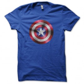 Shirt Captain America bouclier bleu pour homme et femme