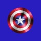 Shirt Captain America bouclier bleu pour homme et femme