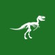 Shirt T-Rex squelette vert pour homme et femme