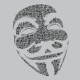 Shirt We Are Anonymous gris pour homme et femme