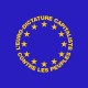 Shirt L'euro-dictature capitaliste contre les pleuples bleu pour homme et femme