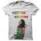 Shirt Positive Vibration blanc pour homme et femme