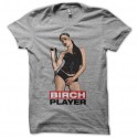 Shirt Sasha Grey Birch Player gris pour homme et femme