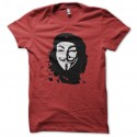 Shirt Anonymous Che Guevara rouge pour homme et femme