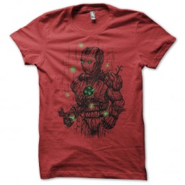Shirt Wooden Man Rouge pour homme et femme