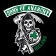 Shirt Sons of Anarchy MC - Irlande noir pour homme et femme