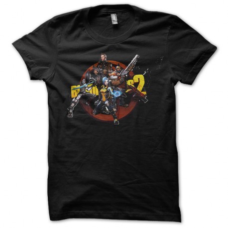 Shirt Borederland2 au complet noir pour homme et femme