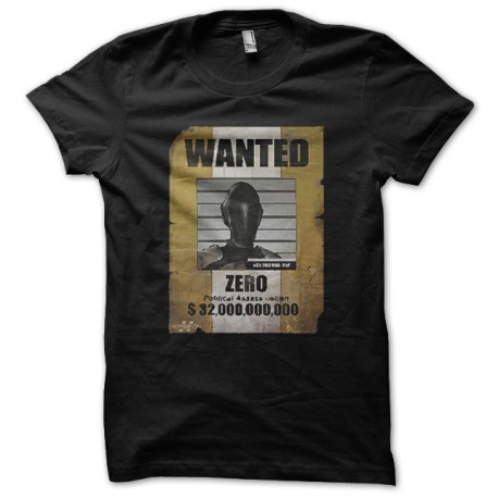Shirt Bolderland2 Wented Zero noir pour homme et femme