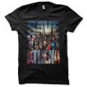 Shirt Save your Athena noir pour homme et femme