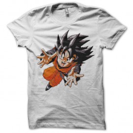 Shirt Goku dragon ball blanc pour homme et femme