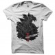 Shirt Godzilla 2014 art work blanc pour homme et femme