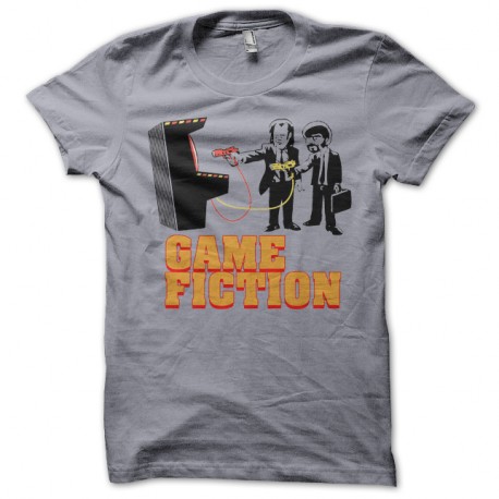 Shirt Game Fiction parodie Pulp Fiction gris pour homme et femme