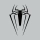 Shirt spider man symbole gris pour homme et femme