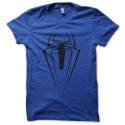 Shirt spider man symbole bleu pour homme et femme