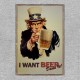 Shirt uncle beer gris pour homme et femme