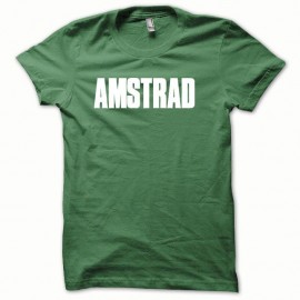 Shirt Amstrad blanc/vert bouteille pour homme et femme