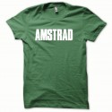Shirt Amstrad blanc/vert bouteille pour homme et femme
