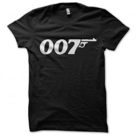 Shirt 007 james bond noir pour homme et femme