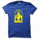 Shirt My Girlfriend Cylon jaune/bleu royal pour homme et femme