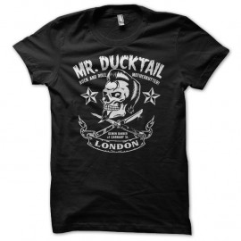 Shirt Mister Ducktail noir pour homme et femme