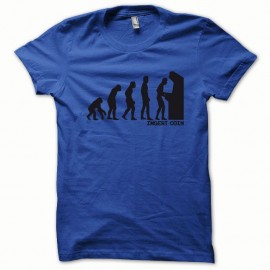 Shirt Evolution Insert coin noir/bleu royal pour homme et femme