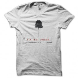 Shirt Six Feet Under blanc pour homme et femme