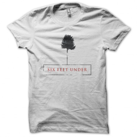 Shirt Six Feet Under blanc pour homme et femme