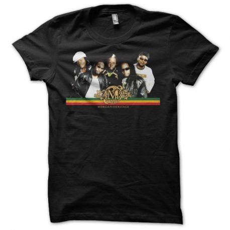 Shirt Morgan Heritage noir pour homme et femme