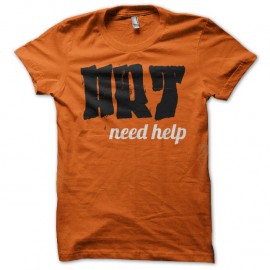 Shirt Art need help orange pour homme et femme