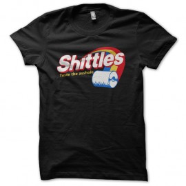 Shirt shittles gout de trou du cul noir pour homme et femme