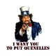 Shirt quenelles et dieudo i want you blanc pour homme et femme