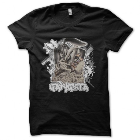 Shirt bunny gangster noir pour homme et femme