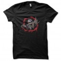 Shirt squelette éventreur noir pour homme et femme