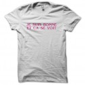 Shirt bonnasse blanc pour homme et femme