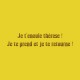 Shirt père noel est une ordure thérese jaune pour homme et femme