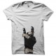 Shirt bling bling hip hop bad blanc pour homme et femme