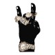 Shirt bling bling hip hop bad blanc pour homme et femme