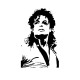 Shirt Michael Jackson fan art 2 blanc pour homme et femme
